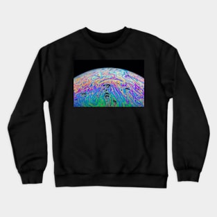 Soap Bubble Close Up Crewneck Sweatshirt